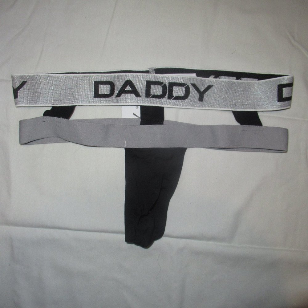 NWT Daddy black Rosenfarb Micro Thong in Size M